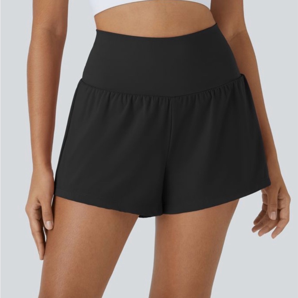 Halara Softy Zero Airy Black Yoga Shorts Size 3X
